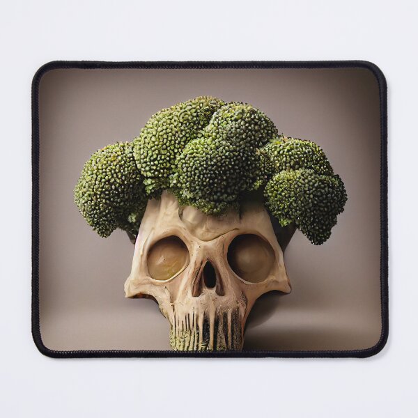 Item preview, Broccoli Vegan Skull Head designed and sold by ladarkepoque.