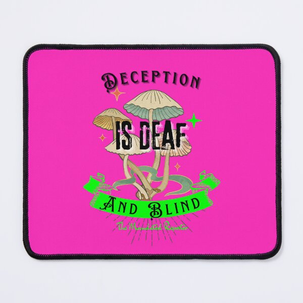 Item preview, Deception is Blind and Deaf (Trippy)- Hot Pink designed and sold by TheReporter1.