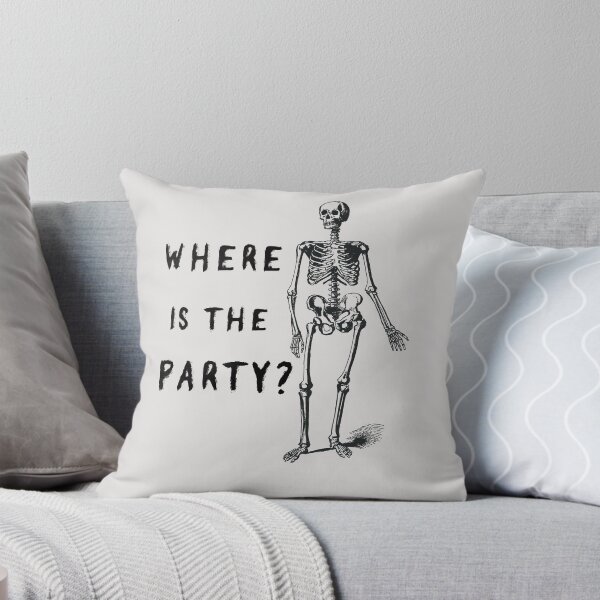 Item preview, Where's the party - skeleton designed and sold by VitoTDesign.