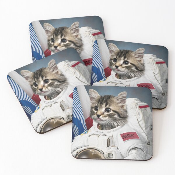 Item preview, Astronaut Cat - Print / Home Decor / Wall Art / Poster / Gift / Birthday / Cat Lover Gift / Animal print Canvas Print designed and sold by Furry And  Purry.