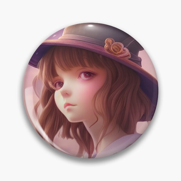 Item preview, Niña con sombrero de chocolate  designed and sold by Dicoart.