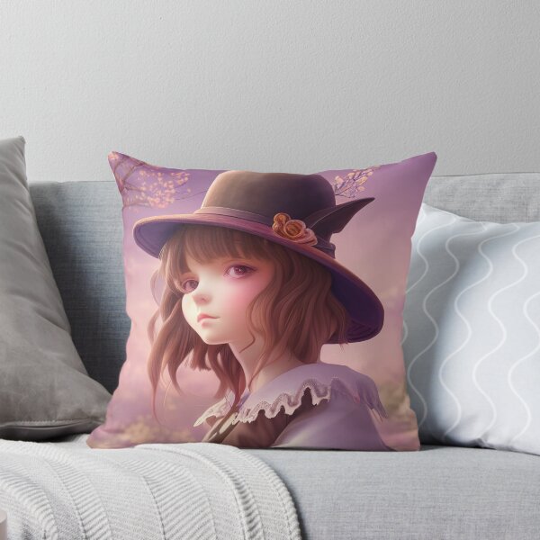 Item preview, Niña con sombrero de chocolate  designed and sold by Dicoart.