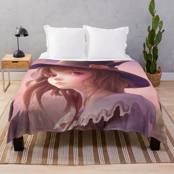 Item preview, Niña con sombrero de chocolate  designed and sold by Dicoart.