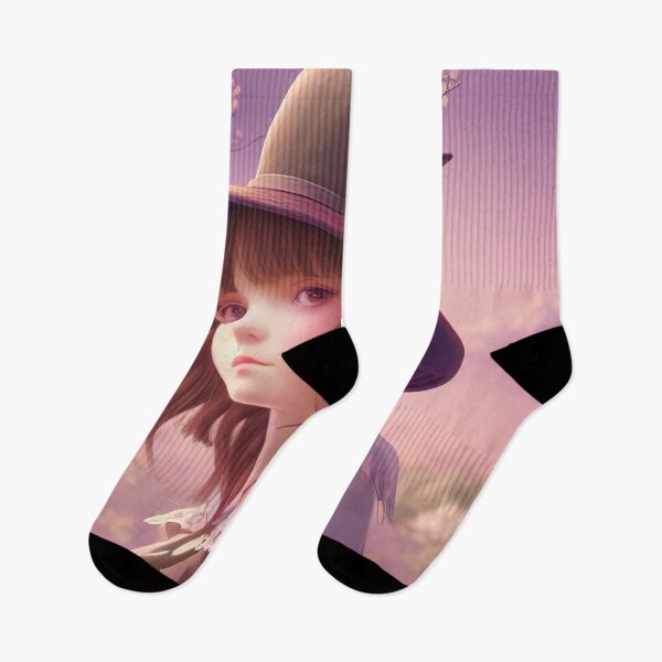 Item preview, Niña con sombrero de chocolate  designed and sold by Dicoart.