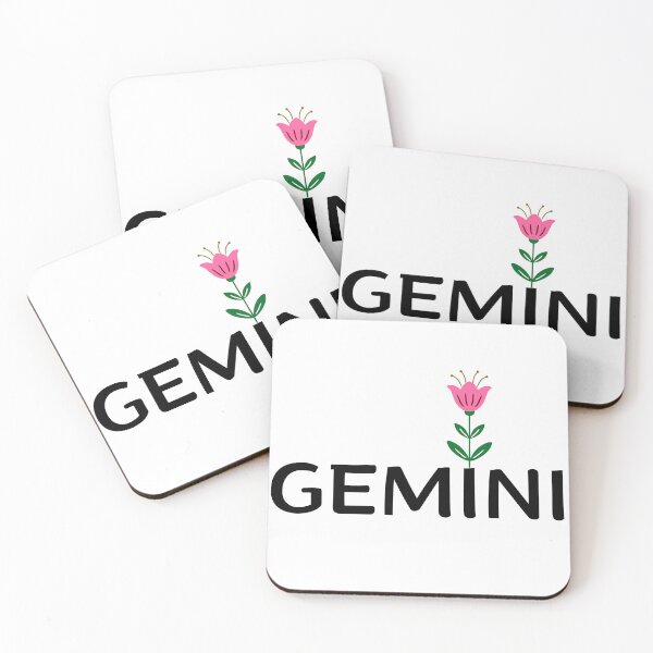 Item preview, Gemini Zodiac Sign Folk Art Flower designed and sold by Hellofriendco.