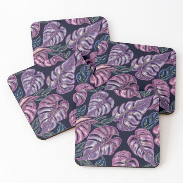 Item preview, Purple Monsteras designed and sold by EggheadK8.