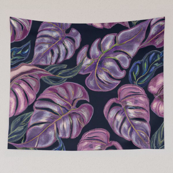 Item preview, Purple Monsteras designed and sold by EggheadK8.