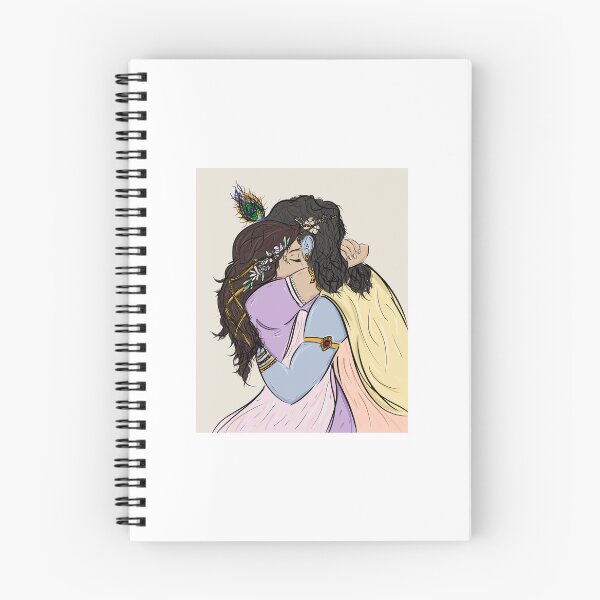 Artikelvorschau, Radha Krishna Embrace Artwork entworfen und verkauft von devakidesigns.