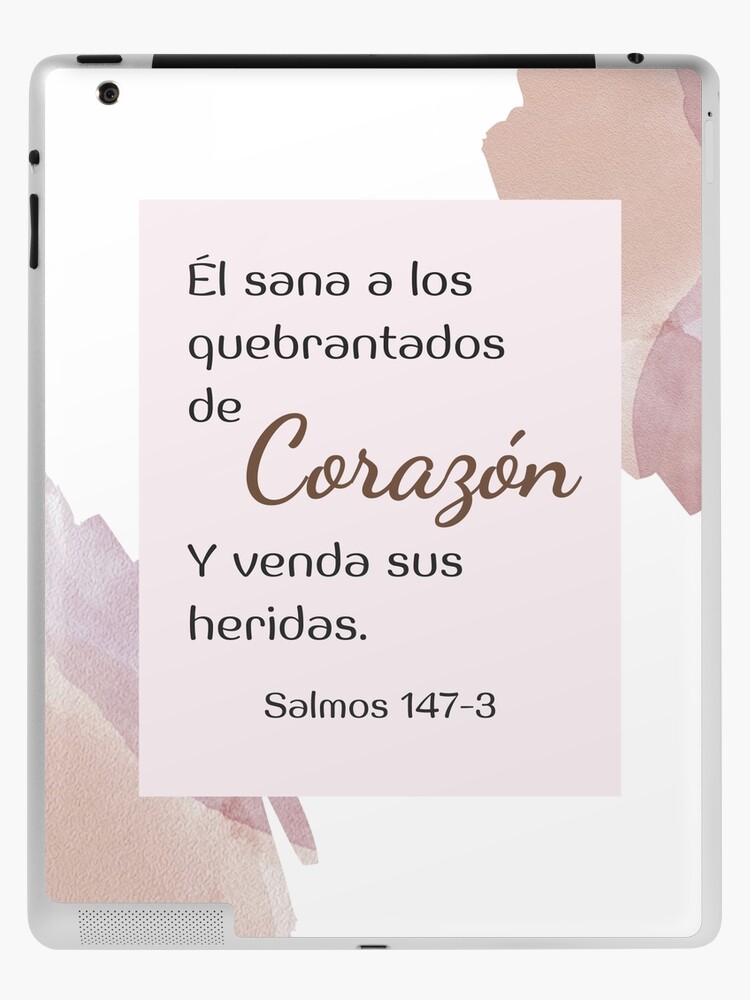 salmo 23, psalm 23 in spanish iPad Case & Skin for Sale by