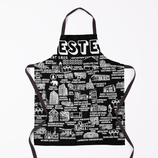 Item preview, Rochester New York Map  designed and sold by fiberandgloss.