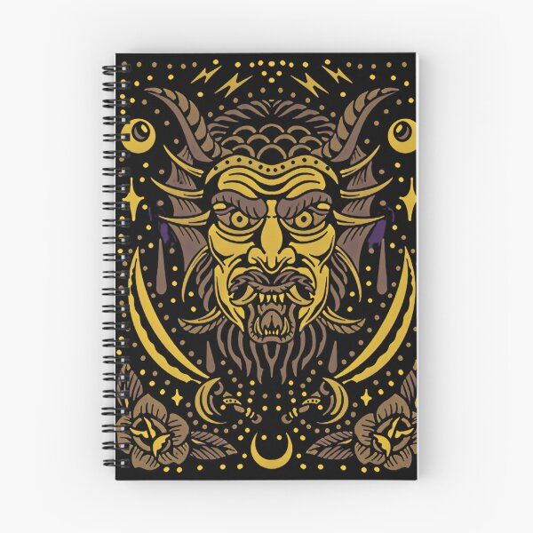 Item preview,  Tattoo Style Krampus Vintage Retro - Yellow Brown designed and sold by Georgy09.