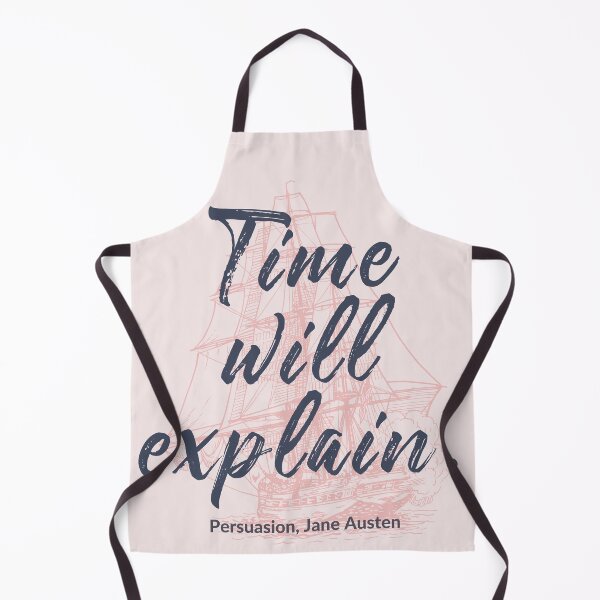 Item preview, Time will explain | Jane Austen Quote designed and sold by CastlesClassics.