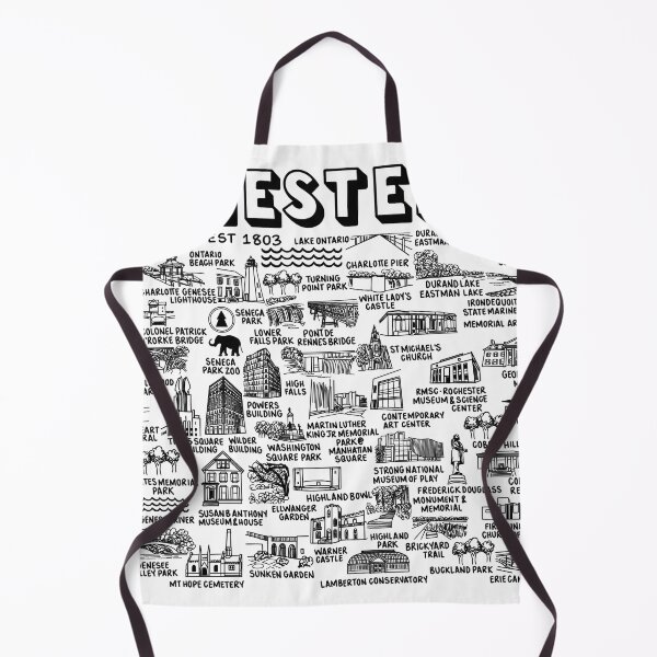 Item preview, Rochester New York Map Art designed and sold by fiberandgloss.