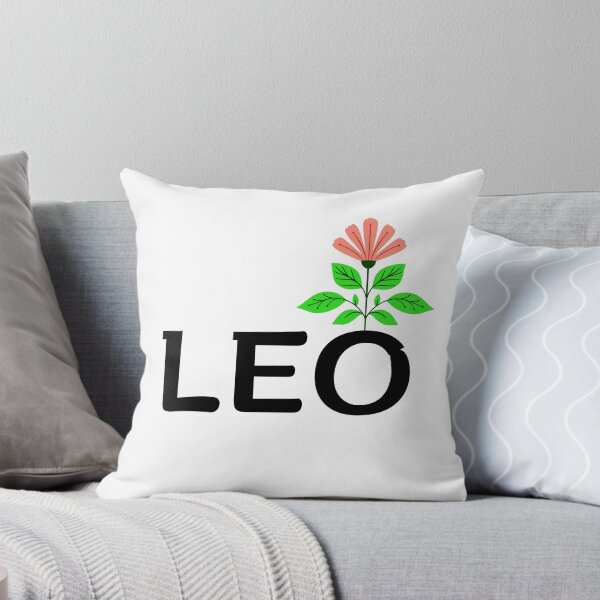 Item preview, Leo Zodiac Sign Folk Art Flower designed and sold by Hellofriendco.
