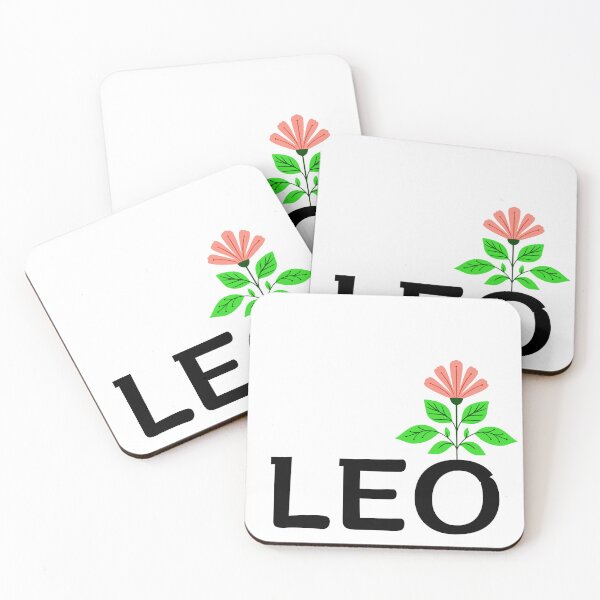 Item preview, Leo Zodiac Sign Folk Art Flower designed and sold by Hellofriendco.