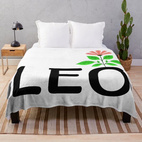 Item preview, Leo Zodiac Sign Folk Art Flower designed and sold by Hellofriendco.