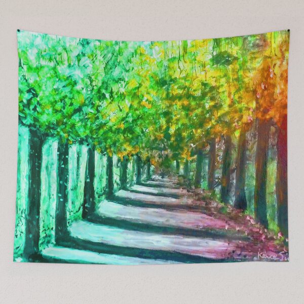 Item preview, Autumn Path of Color Impressionism designed and sold by Karen Simon.