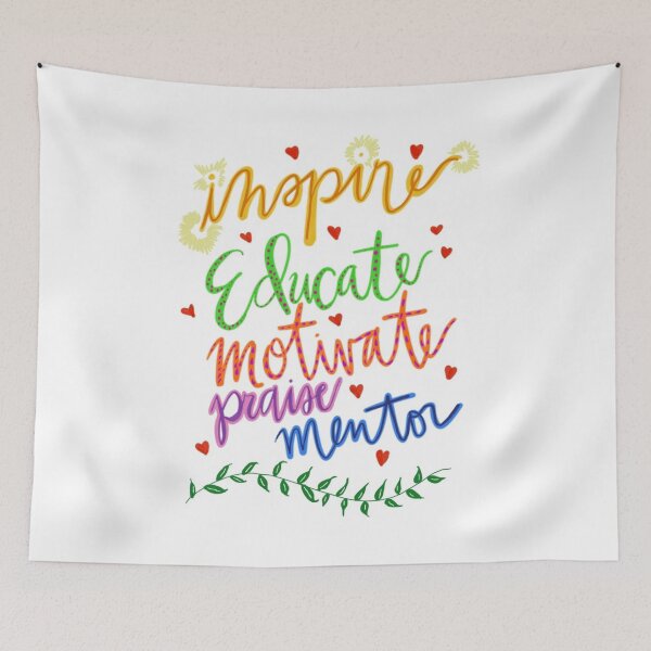 Item preview, inspire, Educate, motivate, praise, mentor designed and sold by saphenflex.