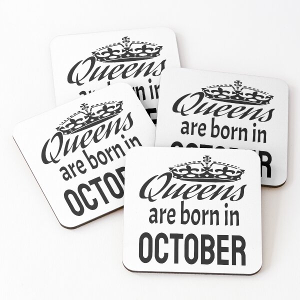 Item preview, QUEENS ARE BORN IN OCTOBER designed and sold by leicha.