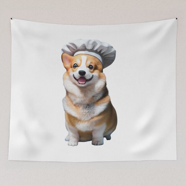 Item preview, chef dog-funny chef dog-cute chef dog designed and sold by hassendz.