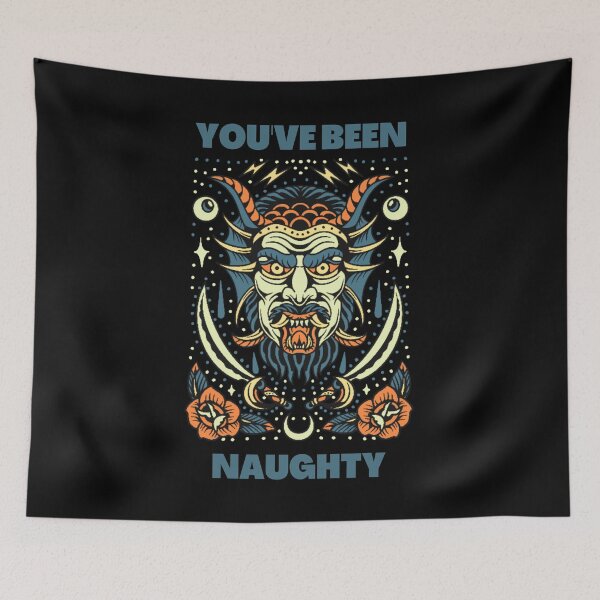 Item preview, Tattoo Style Krampus - You've Been Naughty designed and sold by Georgy09.