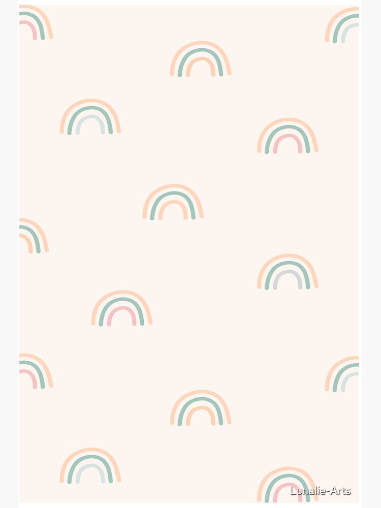 Pastel Rainbow Plaid | Art Board Print