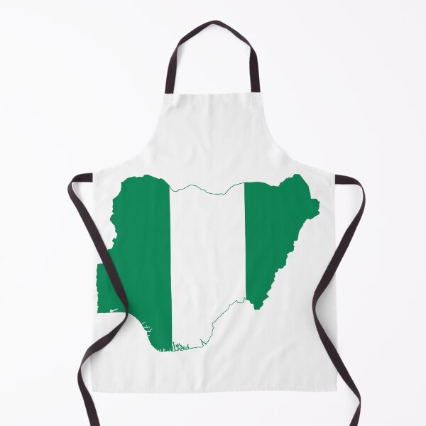 Item preview, Flag map of Nigeria designed and sold by Beluga Cat.