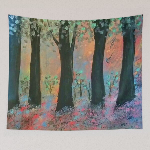 Item preview, Forest Aglow Impressionism designed and sold by Karen Simon.