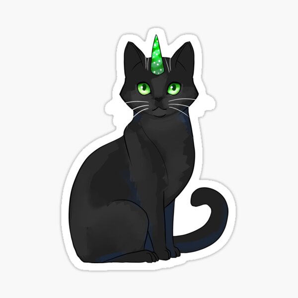 Black Unikitty Sticker