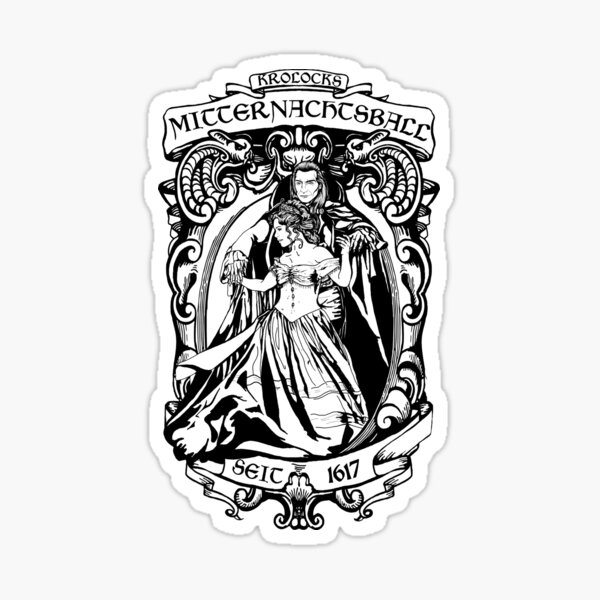 midnight ball Sticker