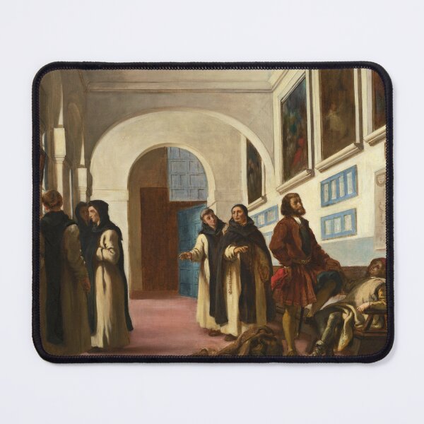 Item preview, Christopher Columbus and His Son at La Rábida | Eugene Delacroix | 1838 History Art designed and sold by CJET.
