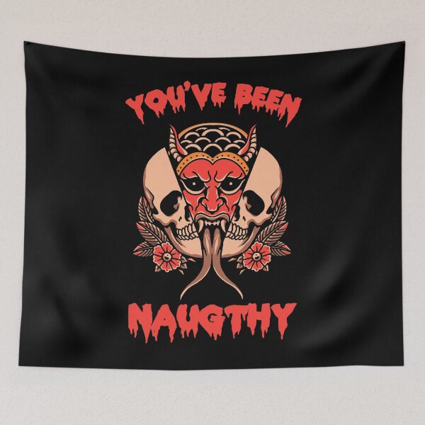 Item preview,  Krampus Retro Vintage - You've Been Naughty  designed and sold by Georgy09.