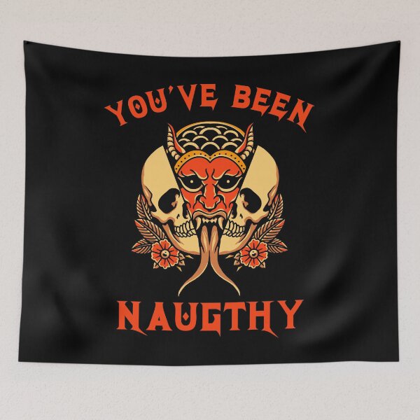 Item preview, Krampus and Skull - You've Been Naughty  designed and sold by Georgy09.