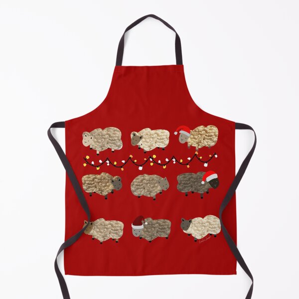 Item preview, Cute Christmas sheep for eco friendly sustainable farming friends. Caroline Laursen original designed and sold by Caroline Laursen.