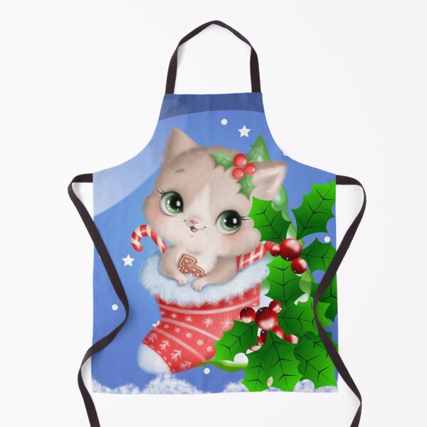 Item preview, Christmas Kitty Stocking Stuffer Snowglobe designed and sold by buycostarica.
