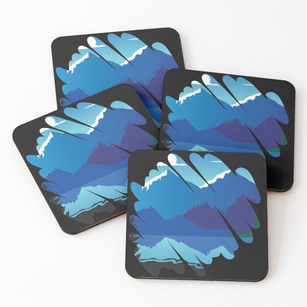 Item preview, Nature in a zigzag great lake designed and sold by HarriPaloma.