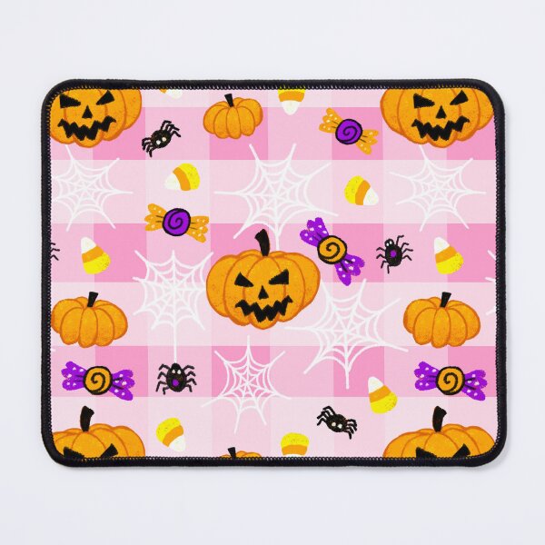 Item preview, Pastel Halloween Pink Plaid Pattern designed and sold by Julie Erin Designs.