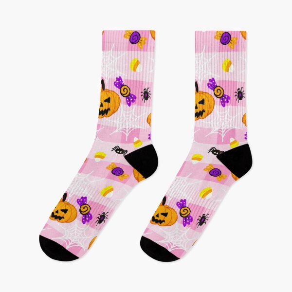 Item preview, Pastel Halloween Pink Plaid Pattern designed and sold by Julie Erin Designs.