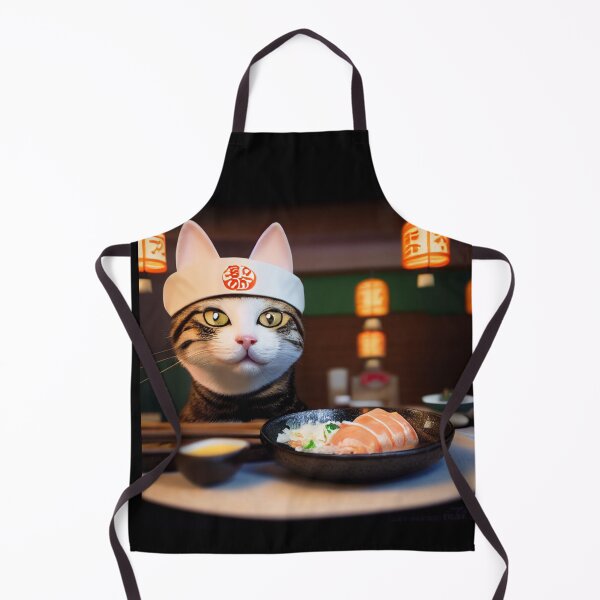 Item preview, Cute Sushi Cat Kawaii-Kawaii Sushi Cat-Cute Cat Eating Sushi designed and sold by hassendz.