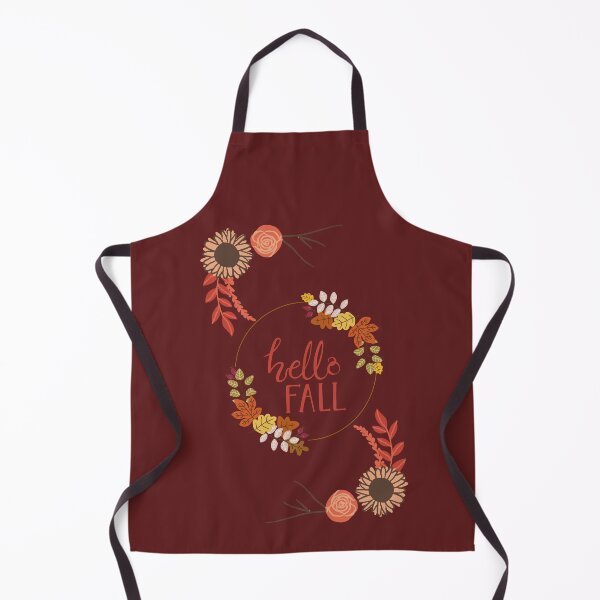 Item preview, Hello Fall, Floral and Autumn Leaves designed and sold by for-dreams-sake.