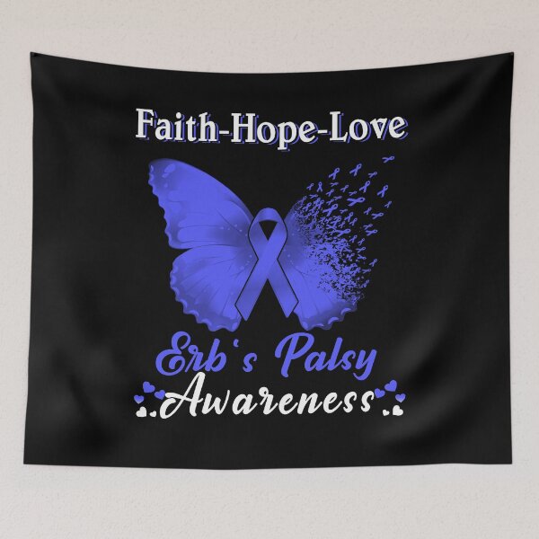 Item preview, Faith Hope Love Butterfly Erb's Palsy Awareness designed and sold by Gillosina.