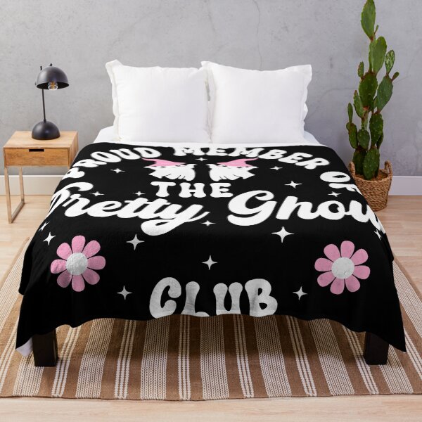 Item preview, Proud Member of the Pretty Ghouls Club Funny Positive Affirmation - Black designed and sold by PearlMoonGrapes.