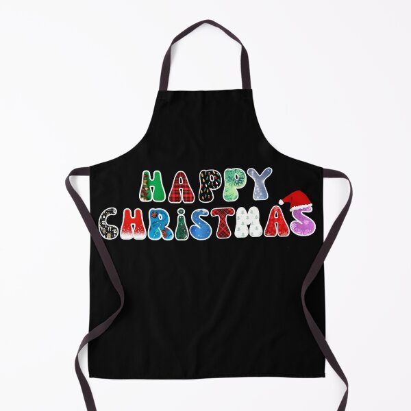 Item preview, Christmas Themed Picture Font Santa Hat Happy Christmas designed and sold by BearCaveDesigns.