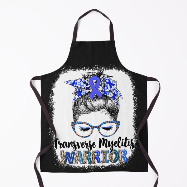 Item preview, Messy Bun Leopard Transverse Myelitis Warrior designed and sold by rechardtee.