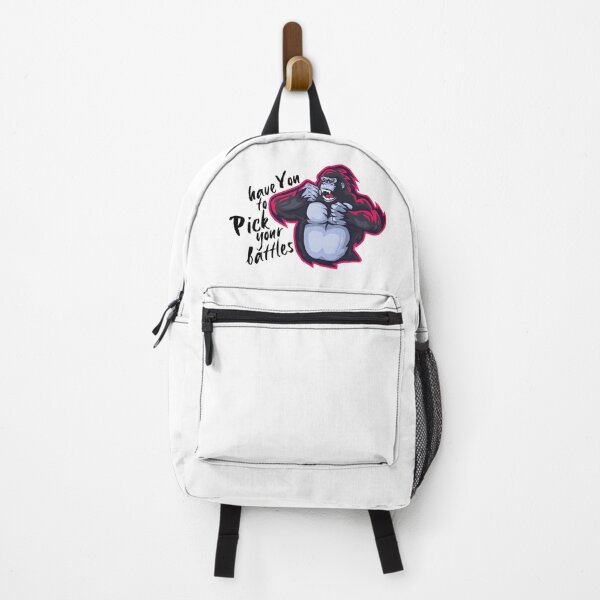 Item preview, You Have to Pick Your Battles Me - Powerful Gorilla Quote designed and sold by Gummy Bear Gift Shop.