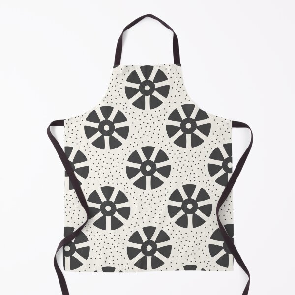 Item preview, Whimsical Boho pattern. Original retro boho pattern. Minimalist charcoal and cotton white trendy pattern. designed and sold by ChrisiMM.