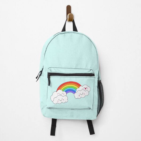 Item preview, Cute rainbow and happy clouds designed and sold by mixMixtli.