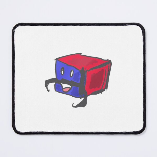 Item preview, Mustache cube art  designed and sold by Coffeemerc117.