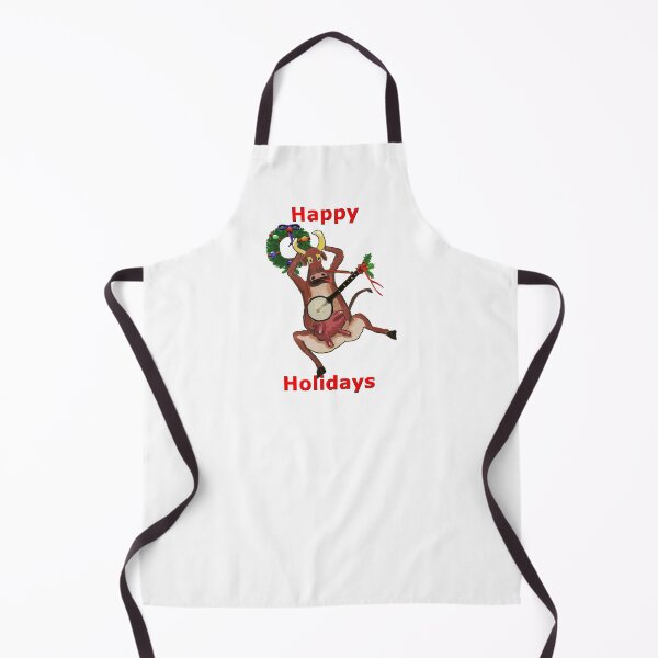 Item preview, Holiday Dancing Banjo Cow designed and sold by VerdeDoodleDuck.