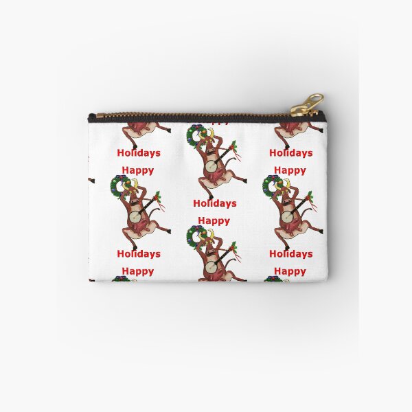 Item preview, Holiday Dancing Banjo Cow designed and sold by VerdeDoodleDuck.